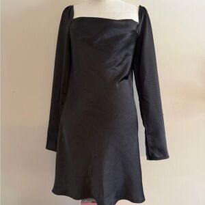 Princess Polly Classic Black Long Sleeve Dress
